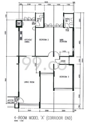 Blk 463 Tampines Street 44 (Tampines), HDB 4 Rooms #197210252